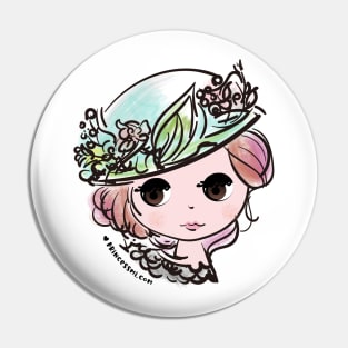 doll art, cute and kawaii illustration Pin