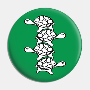 Turtle Stack Pin