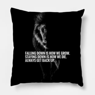 Falling Down Staying Down Pillow