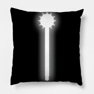 Spiritual Weapon (White Morningstar) Pillow