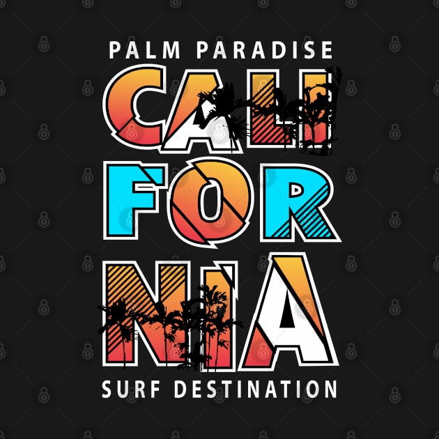 California Palm Paradise by Mako Design 