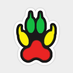 Rastafarian Lion Magnet