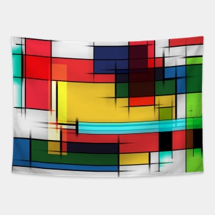 Abstract forms / Geometrical Shapes / Creative style Art Mask Tapestry