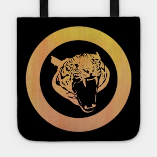 Roaring Tiger Line Drawing Tote