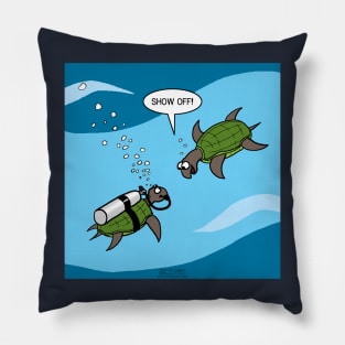 SCUBA Seaturtle Pillow