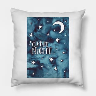 Silent Night Pillow