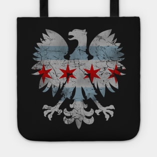 Polish Eagle Chicago Flag Tote