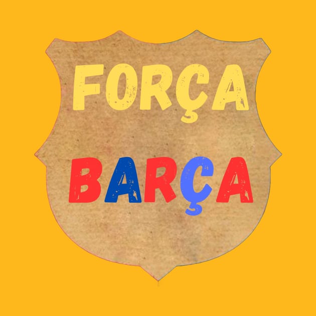 T-SHIRT  ForçaBarça by designs lovers