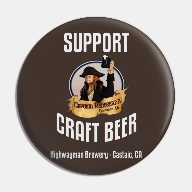 HMB Support Craft Beer: Carouser Ale Pin by kevos