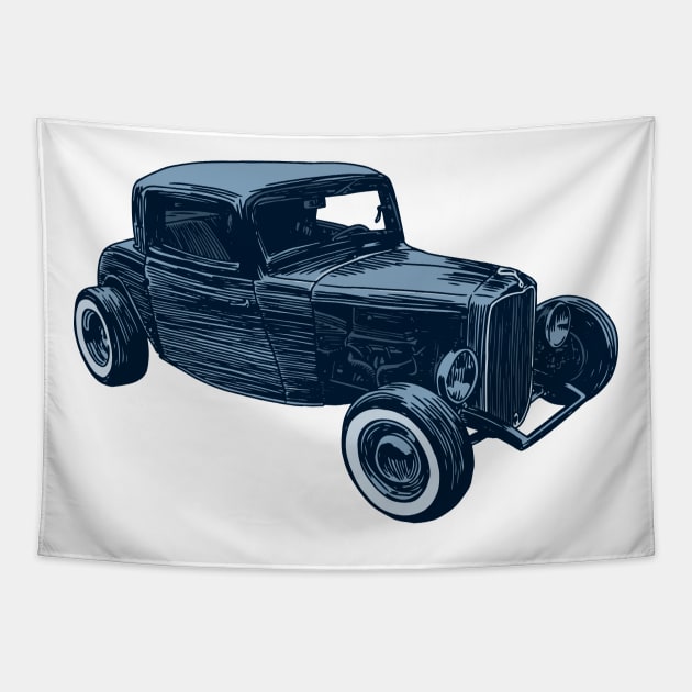 Hot Rod Tapestry by nerdgonalley