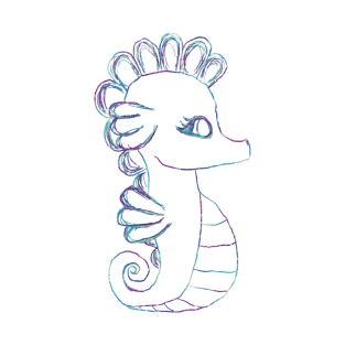 Seahorse Punk T-Shirt