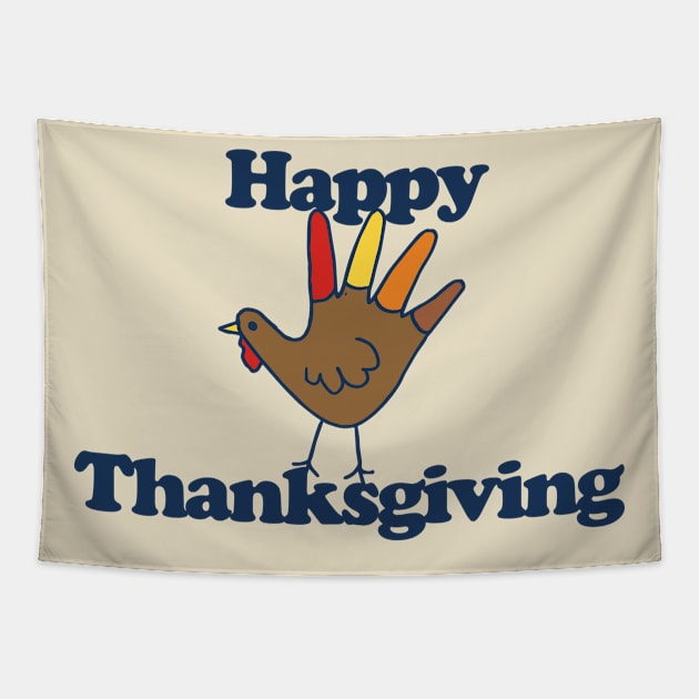 Happy Thanksgiving Tapestry by bubbsnugg