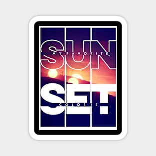 sun set Magnet