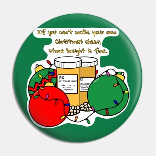 Store Bought Christmas Cheer Pin