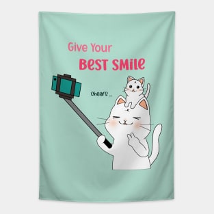 Give Your Best Smile Tapestry