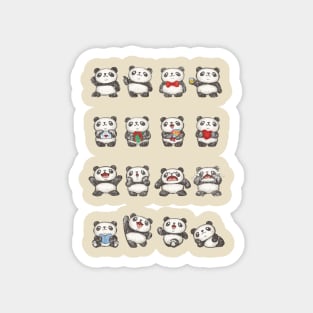 Various feeling of Panda Magnet