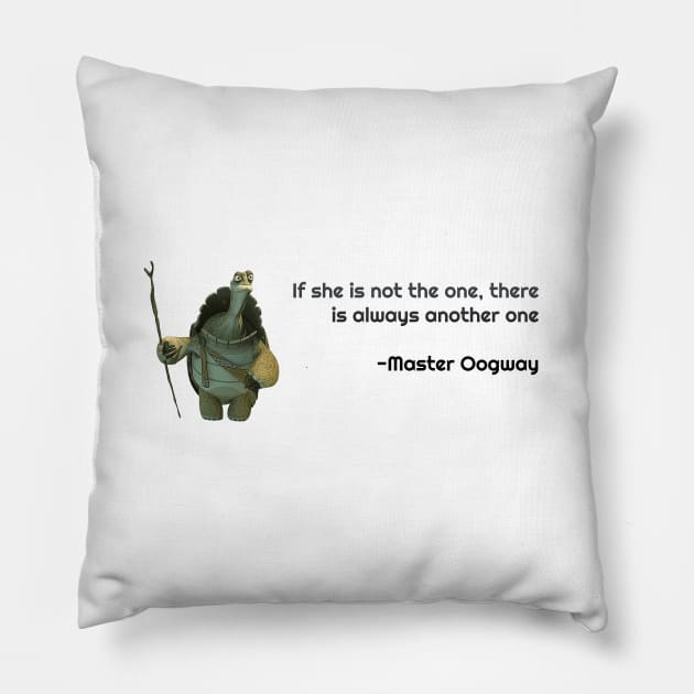 Master Oogway Quote #1 Pillow by Geektuel