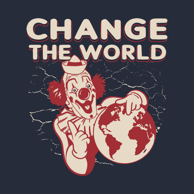 Clowny. Change The World logo design by Al-loony