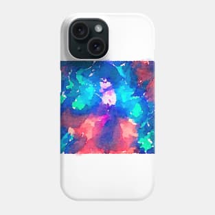 Cold Flames Watercolor Phone Case