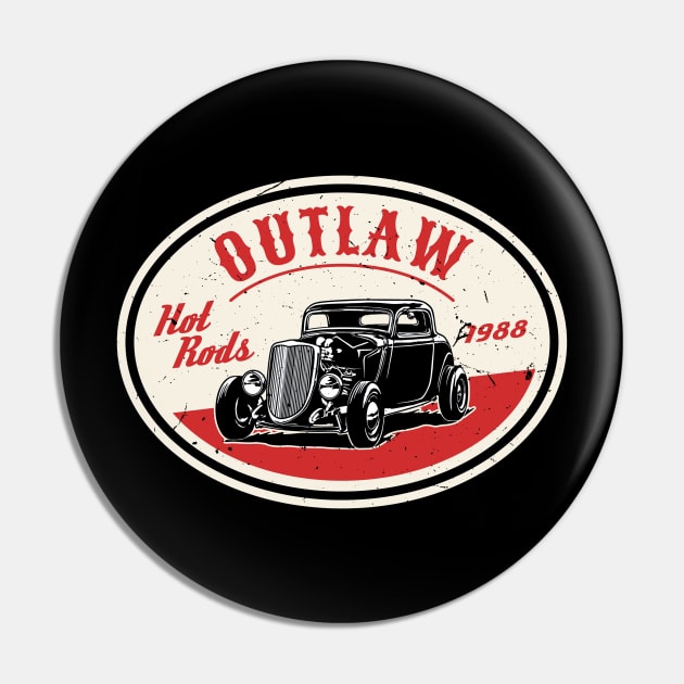 Outlaw Hot Rods 1988 Pin by funkymonkeytees