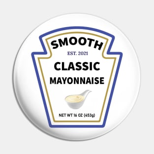 Mayonnaise Label Costume Pin