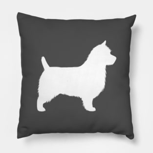 Australian Terrier Silhouette Pillow