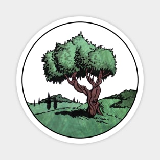 Olive Tree Magnet