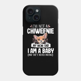 Chiweenie Mom Baby  Cute Dog Owner Pet Phone Case