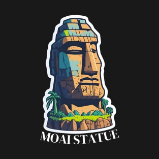 Moai statues, Easter Island Chile Monument gift T-Shirt