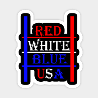 The Red White And Blue Magnet