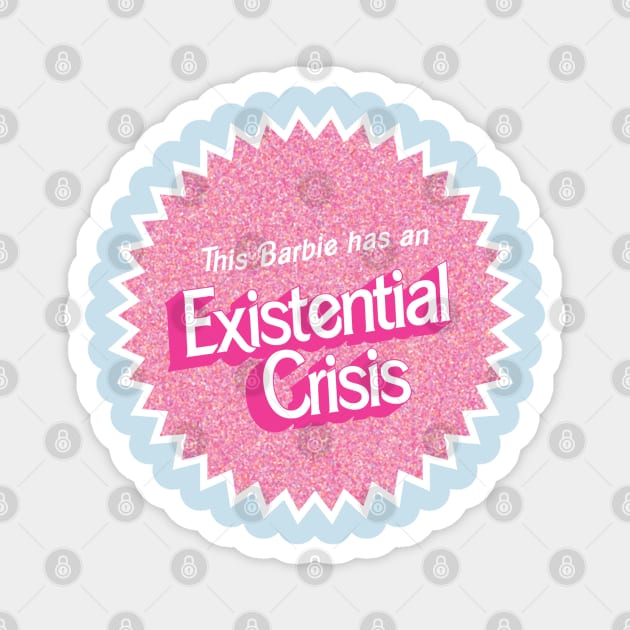 Barbie with Existential Crisis Magnet by Pinches Dibujos Feos