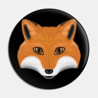 Fox Face Pin