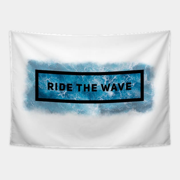 Ride the Wave Tapestry by angiepaszko