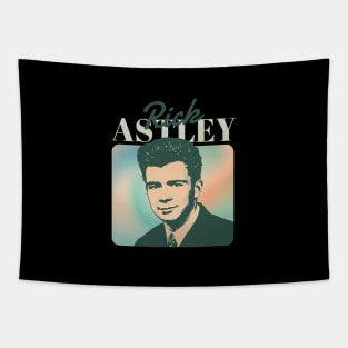 Rick Astley - gradient vintage 80s Tapestry