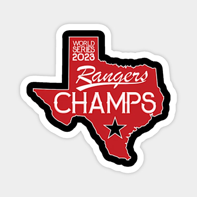 Texas - World Series Champions Magnet by binchudala