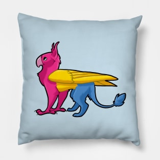 Pansexual Pride Gryphon Pillow