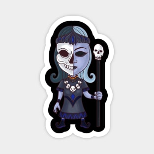 Queen of the Underworld: Viking God Hel Design Magnet