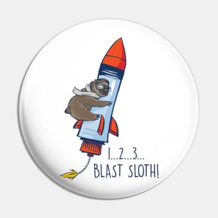 Blast Sloth Pin