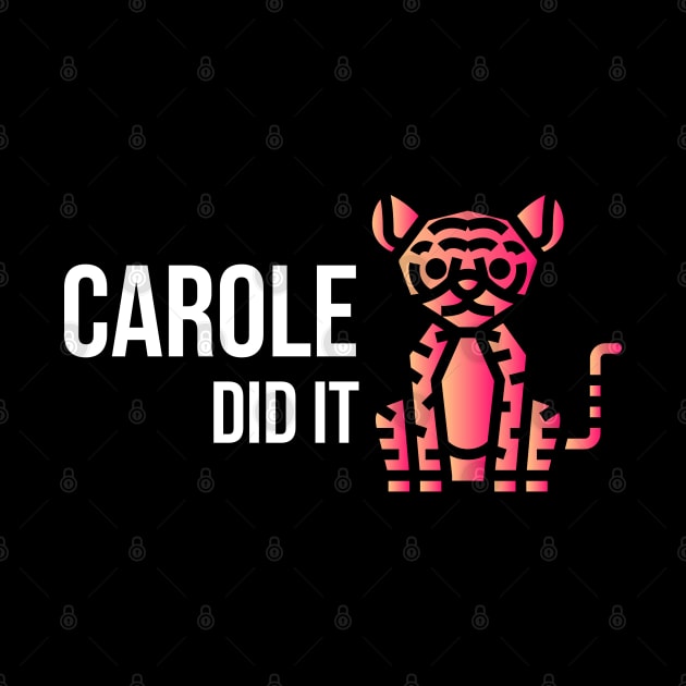 Carole Did it! by edmgeek