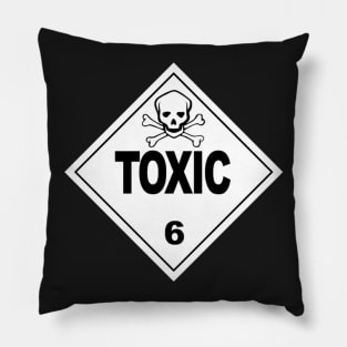 Toxic Warning Pillow