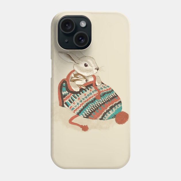 Cozy Chipmunk Phone Case by LauraGraves