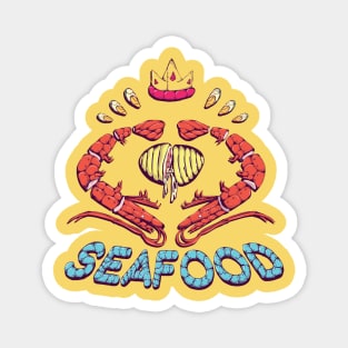 king of seafood Magnet