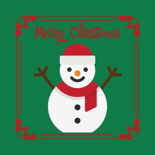 Merry Christmas Snowman T-Shirt