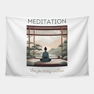 The Journey With In, Meditation, Spirituality, Yoga Tapestry