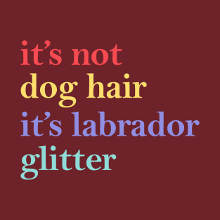 it's not dog hair it's labrador glitter T-Shirt