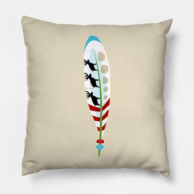 Ethnic Feather Pillow by MINIMAL`