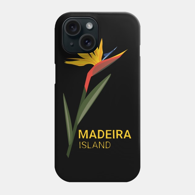 Madeira Island - Strelitzia / Estrelicia / Bird of Paradise Phone Case by Donaby