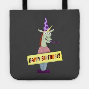 Big Happy Birthday Unicorn Tote