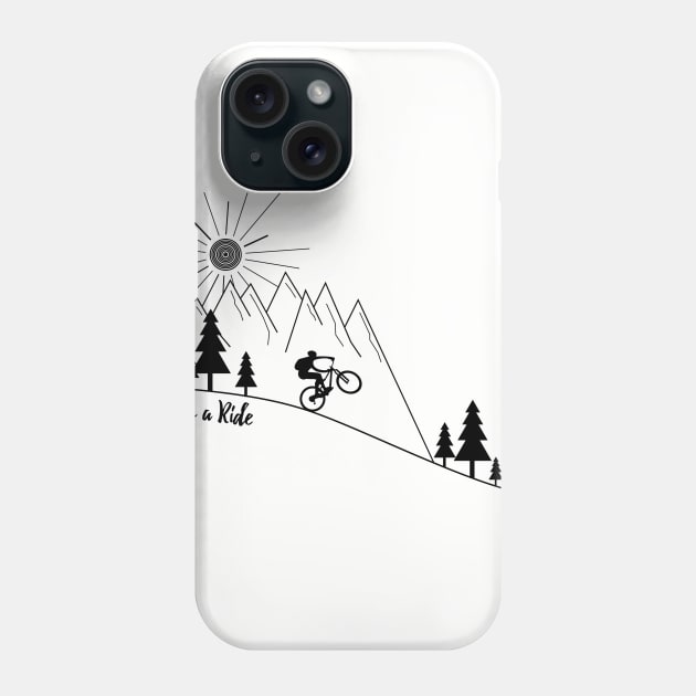 Cycling Mountain Bike Bicycle Mountains Gift Phone Case by TheOutdoorPeople