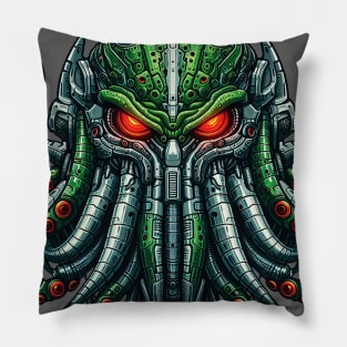 Biomech Cthulhu Overlord S01 D16 Pillow